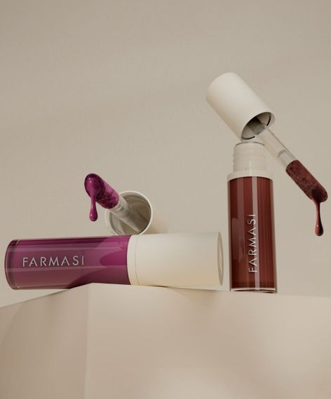 Блеск-плампер для увеличения губ Farmasi 06 Brown Sugar коричневый сахар 8 мл | Зображення 4