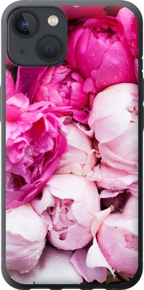 Чехол на iPhone 13 Розовые пионы "2747u-2374-17620"