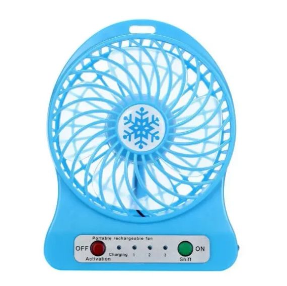 Міні вентилятор mini fan з акумулятором | Зображення 4