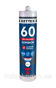 Zettex MS 60 Polymer – универсальный клей и строительный герметик