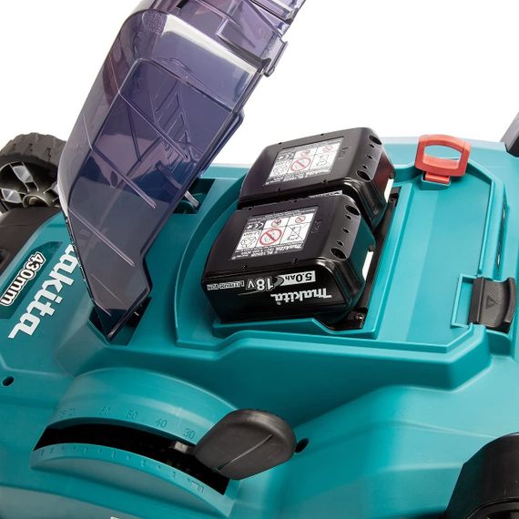 Газонокосарка акумуляторна Makita DLM432CT2 (43 см, 20-75 мм, 50 л, LXT) | Зображення 3