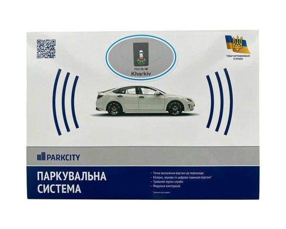 Паркувальна система Parkcity Kharkiv 6128/4M Light Green 4-датчики | Зображення 5