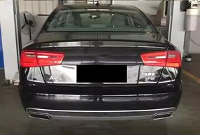 Задній дифузор з насадками DPT S-Line-style (2011-2014) для Ауди A6 C7 рр