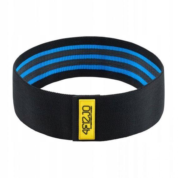 Резинка для фітнесу та спорту із тканини 4FIZJO Hip Band 15-20 кг Black/Blue (P-5907739310293) | Зображення 2