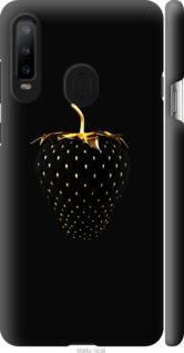 Чохол на Samsung Galaxy A8S Чорна полуниця "3585m-1636-24368"