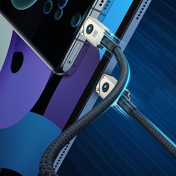 Дата кабель Baseus Unbreakable Series Fast Charging Type-C to Type-C 100W 1m (P10355800111-0) | Зображення 2