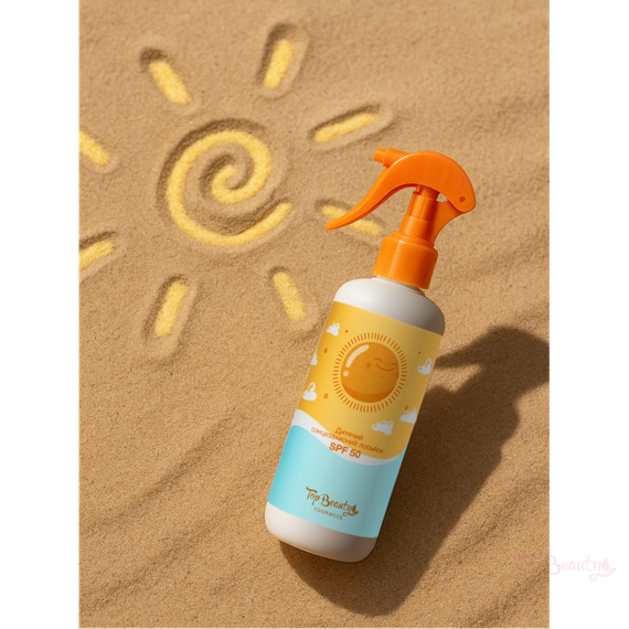 Лосьйон дитячий сонцезахисний Top Beauty SPF 50 вік 1+ (200 ml) | Зображення 1