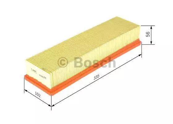 Фільтр повітряний PEUGEOT PARTNER, CITROquen C3, BOSCH (1457433159) | Зображення 4