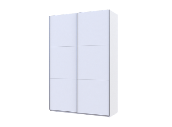 Шафа-купе двохдверна Doros G-Caiser 160х60х240 см Білий (DRS-011013) | Зображення 2