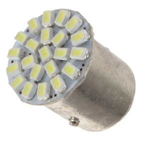Светодиодная лампа AllLight T25 22 диода 1206 1156 BA15S 24V WHITE