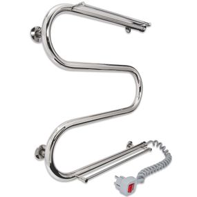 Электрическая полотенцесушилка Laris Змеевик 25 РС3 500 х 500 с 2-мя полками Е (подкл. справа)