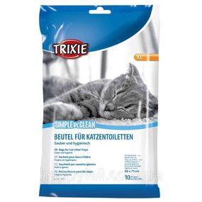 Пакети Trixie Simple'n'Clean для котячого туалету XL 10 шт в упаковці до 56х71 см