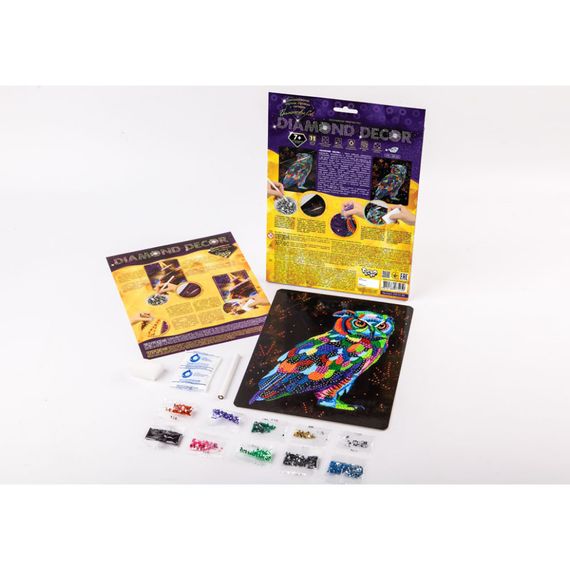 Набор креативного творчества Бриллиантовая сова DD-01-09 "DIAMOND DECOR" | Зображення 1