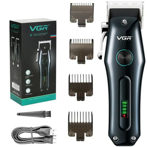 Машинка для стрижки USB світлодіодний екран XPRO VGR V-969 (43959-V-969_402) | Зображення 2