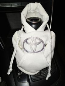Чохол кофта Худі аксесуар на КПП  Car Hoodie тойота toyota молочний подарунок автомобілісту 10070