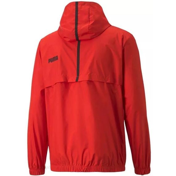 Вітровка Puma ESS+ Tape Men's Windbreaker 847477 11 (червона, спортивна, чоловіча, з підкладкою, логотип пума) | Зображення 1