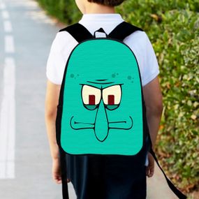 Рюкзак детский Губка Боб Сквидвард Тентаклс 34х27см,городской ранец для мальчика (00508)