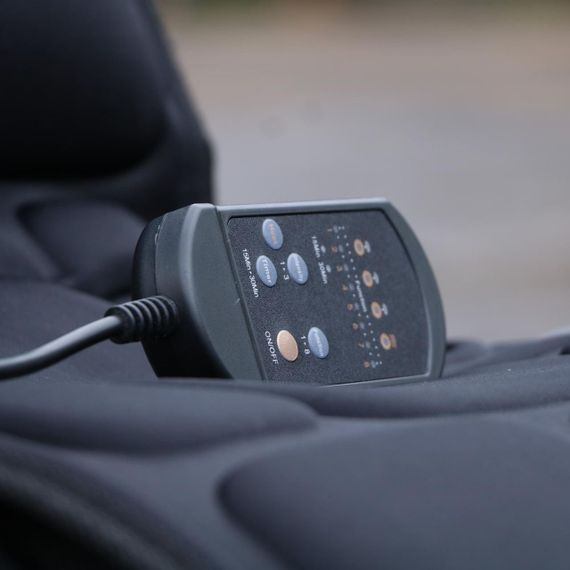 Массажная накидка на кресло с подогревом, 8 режимов, Massage, 113х48,5 см / Автомобильная вибрационная накидка | Зображення 7