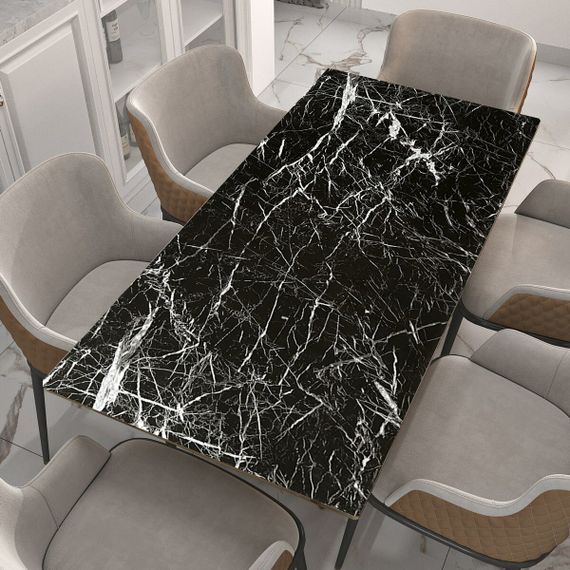 Самоклеюча плівка 0,45х10м х 0,07мм Чорний мармур з павутинкою SW-00001276 | Зображення 4