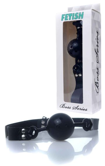 Кляп Fetish Boss Series - Ball Gag rubber Black 1, BS6100031 Sex Aura