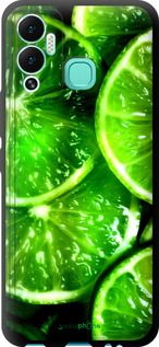 Чохол на Infinix Hot 12 Play Зелені часточки лимона "852b-2759-2448"