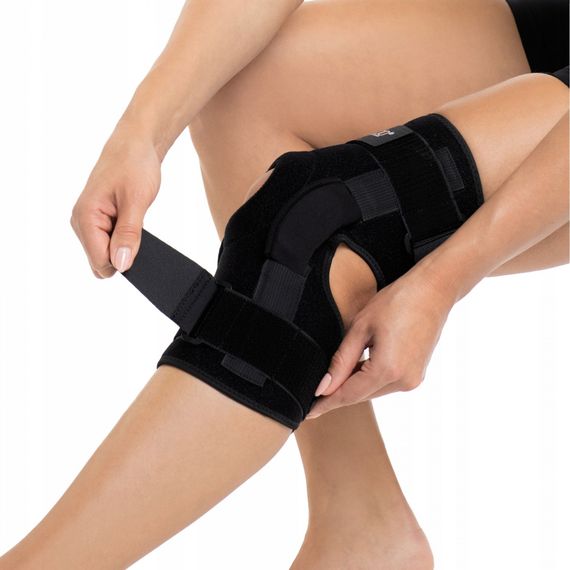 Фіксатор (бандаж) для коліна 4FIZJO шарнірний 1 шт 4FJ0472 Size M (P-5907739317612) | Зображення 6