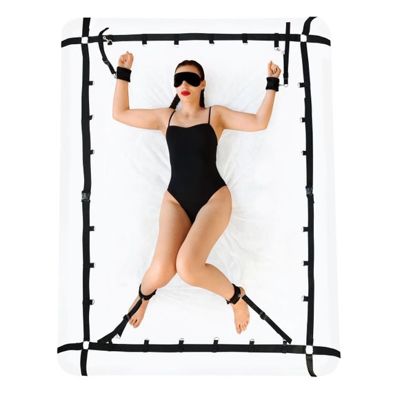 Растяжка на кровать Art of Sex - BDSM Slave Game Sex Aura | Зображення 1