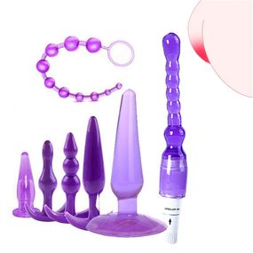 Набір анальних пробок Універсальний. Фіолетовий 4001 AA-1