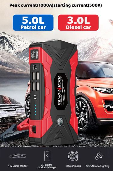 Пускозарядний пристрій JumpStarter QY33 99800 мAh XPRO (45075-QY33_1293) | Зображення 1