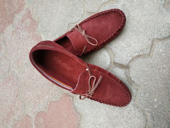 Бордовые мокасины 41 размер. Выбирайте удобную обувь! | Зображення 5
