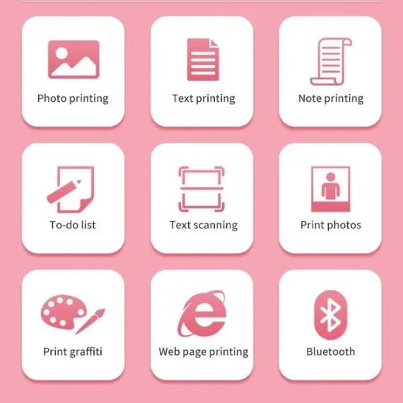 Портативний міні-принтер Bluetooth Mini Printer D7 | Зображення 3