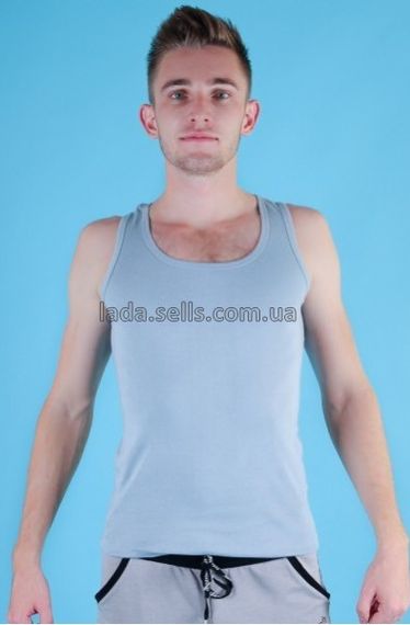 Майка чоловіча сірого кольору. 725-2 Kosta L