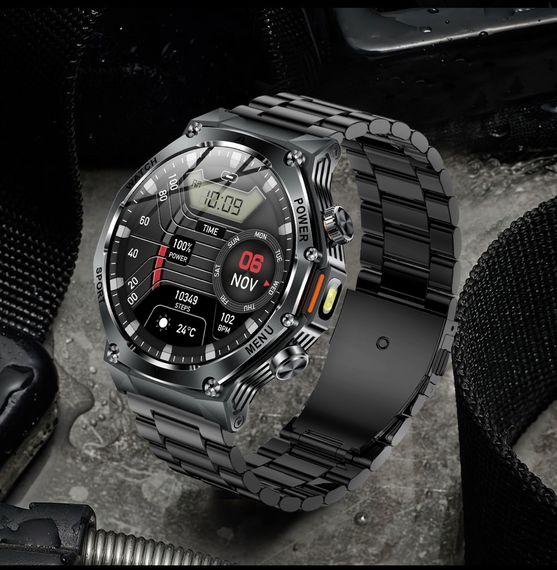 Розумний годинник Modfit Titan-X Black Steel | Зображення 4