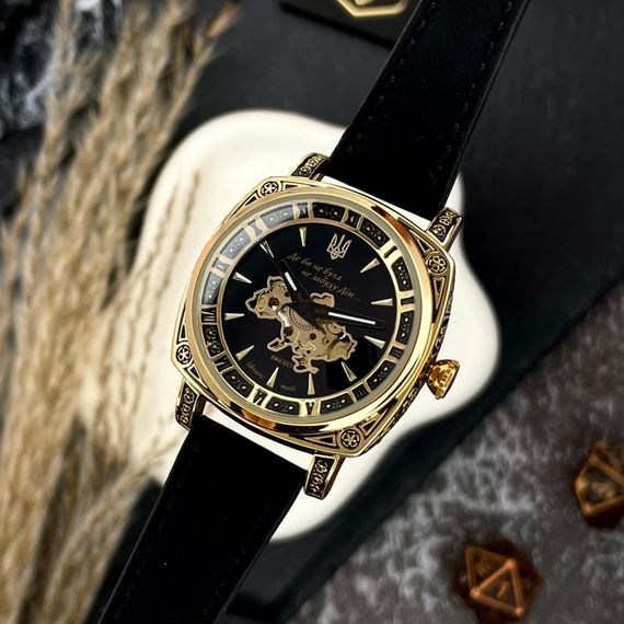 Жіночий годинник Awarder 021 Де би не була Gold-Black-Black | Зображення 3