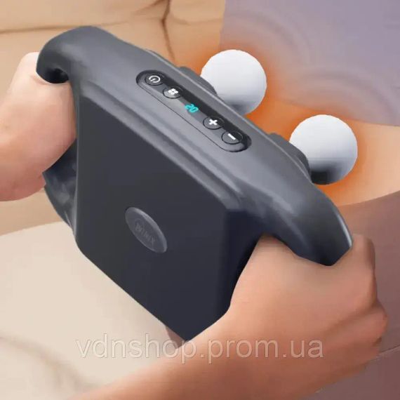 Перкусійний масажер для тіла, 4 головок, від USB, YCY -1601 / Масажер для спини / Вібромасажер | Зображення 2