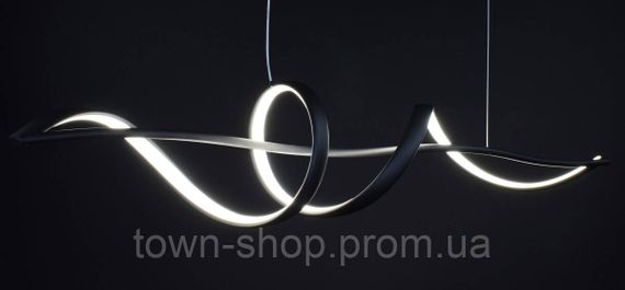 Люстра потолочная LED H26L-1000-bk Черный 30-140х20х100 см. | Зображення 7