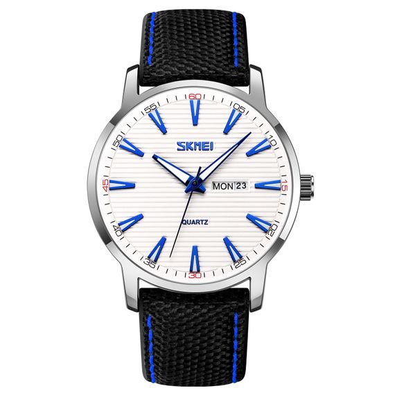 Чоловічий годинник Skmei 9303SIBU Silver-Blue