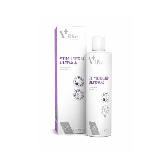 Шампунь для длинношерстных собак против выпадения шерсти VetExpert Stimuderm Ultra Long Hair Shampoo 250 мл