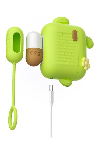 Міні-вібратори в зарядному кейсі Blush Play with Me з пультом, зелені sexstyle | Зображення 2