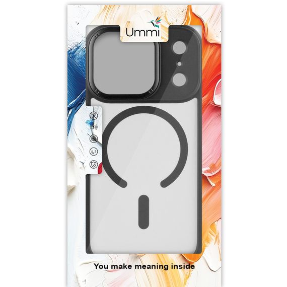 Чохол Ummi Ultimate with Magnetic Fit для Apple iPhone 17 Pro (6.3") Black | Зображення 1