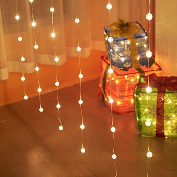 Гірлянда-штора Кульки LED XPRO 3x0,8 м (234575796_399) | Зображення 7