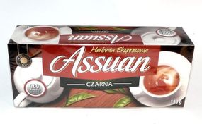 Черный чай в пакетиках без добавок Assuan Czarna, 150г, Польша