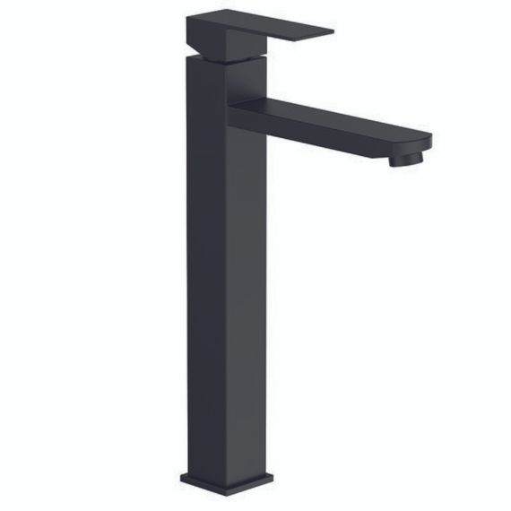 Змішувач для раковини Zerix KUB-001-High Black (ZX4846)