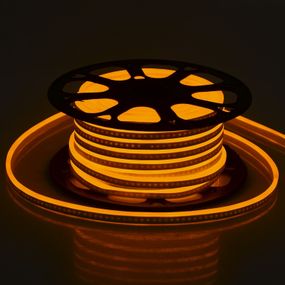 Светодиодная лента влагозащищенная 220V 14.4W 3014 Оrange NEON IP67 1m (BY-034/120)