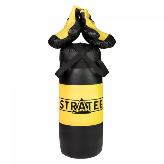 Боксерський набір "Жовто-чорний" Strateg 2073ST Великий