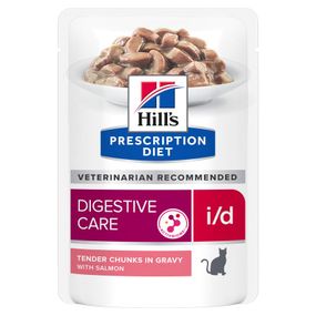 Корм Hill's PD Feline I/D Salmon Pouches вологий з лососем для котів із захворюваннями ШКТ