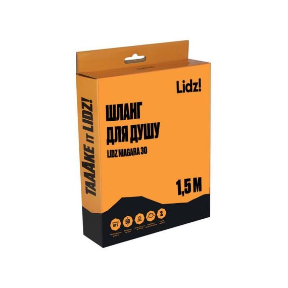 Шланг Lidz Niagara 30 1,5 м LDNIA30NKS28541 Nickel | Зображення 3