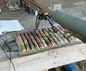 Килимок стрілецький з піском під сошки для стрільби 55*25 см GEN 3