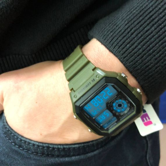 Годинник наручний чоловічий SKMEI 1299AG, годинник тактичний протиударний, годинник тактичний протиударний | Зображення 1