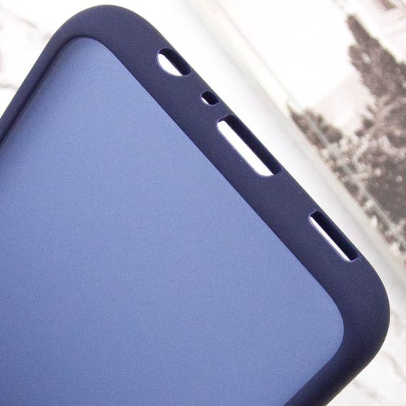 Чохол TPU+PC Lyon Frosted для Samsung Galaxy A06 Navy Blue | Зображення 5